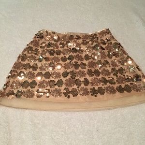 Shimmery Gold Skirt